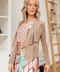 Ave Shops Clothing Ride With Me Suede Jacket