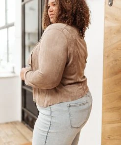 Ave Shops Clothing Ride With Me Suede Jacket