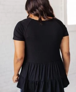 Ave Shops Rock Solid Babydoll Top