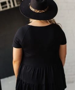 Ave Shops Rock Solid Babydoll Top