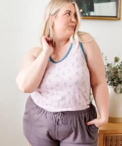 Ave Shops Simplicity Shorts In Gray