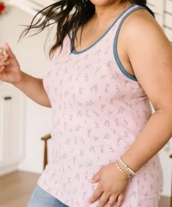 Ave Shops Clothing Roka Tank In Pink