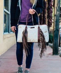 Sixtease >> MEGA SALE << Rose Gold Acid Wash Mini Duffle/Messenger Bag