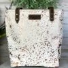 Sixtease Handbags & Wallets Rose Gold Cowhide Tote Handbag