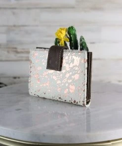 Sixtease Rose Gold Cowhide Wallet