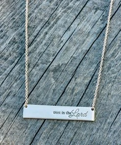 Wfs Rose Gold Trust In The Lord Necklace New Arrivals