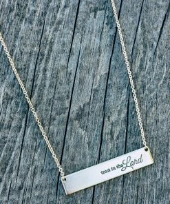 Wfs Rose Gold Trust In The Lord Necklace New Arrivals