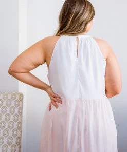 Ave Shops Rosè Maxi Dress - Elegant Women's Summer Dress 35 Ave Shops Rosè Maxi Dress