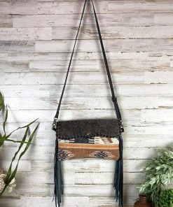 Bbags Rust Aztec Cowhide Small Handbag