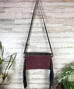 Bbags Rust Aztec Cowhide Small Handbag