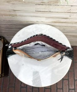 Bbags Rust Aztec Cowhide Small Handbag