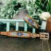 Shiloh Rustic Vibes Beaded Stitched Dog Collar