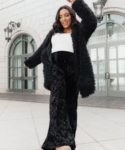 Ave Shops Sassy & Chic Black Cardigan - Stylish Outerwear for Women 26 Ave Shops Cardigans, Sweaters, Outerwear Sassy & Chic Cardi In Black