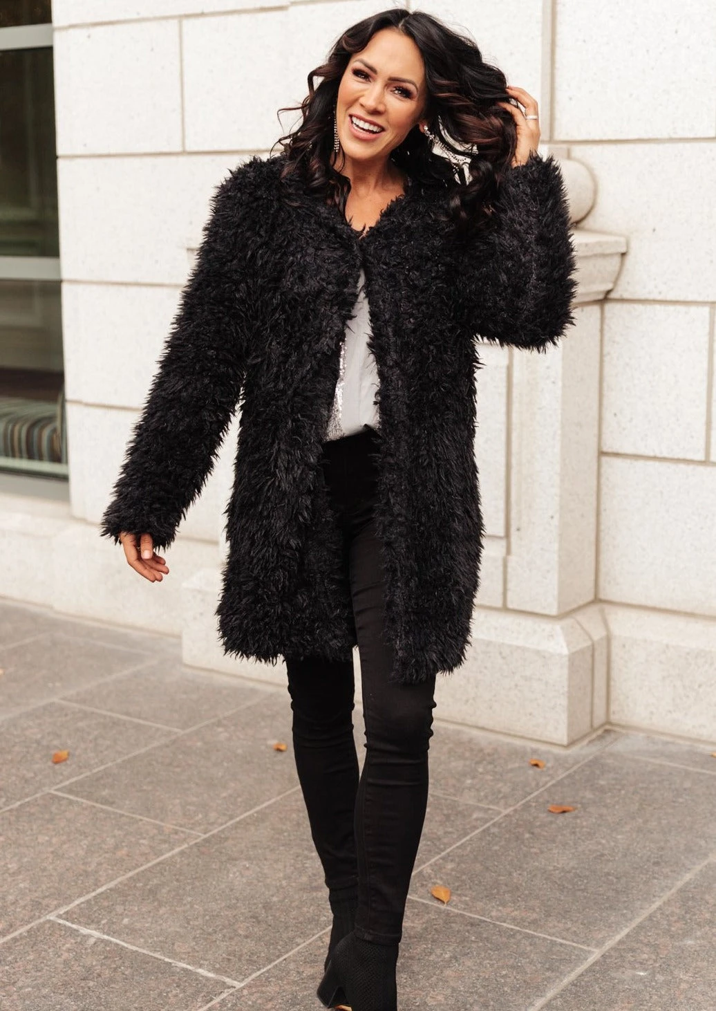 Ave Shops Sassy & Chic Black Cardigan - Stylish Outerwear for Women 4 Ave Shops Cardigans, Sweaters, Outerwear Sassy & Chic Cardi In Black