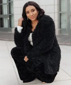 Ave Shops Sassy & Chic Black Cardigan - Stylish Outerwear for Women 28 Ave Shops Cardigans, Sweaters, Outerwear Sassy & Chic Cardi In Black