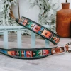 Shiloh Horse & Dog Serape Print Dog Collar
