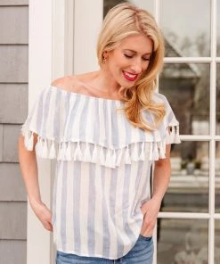 Ave Shops Clothing Set Yourself Free Striped Top