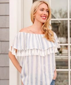 Ave Shops Clothing Set Yourself Free Striped Top