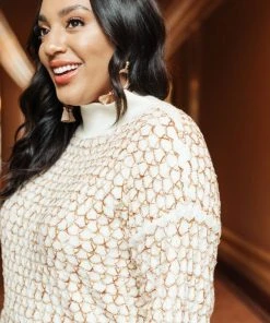 Ave Shops Women's Shell Cottage Sweater - Cozy Cardigan for All Seasons 24 Ave Shops Clothing Shell Cottage Sweater