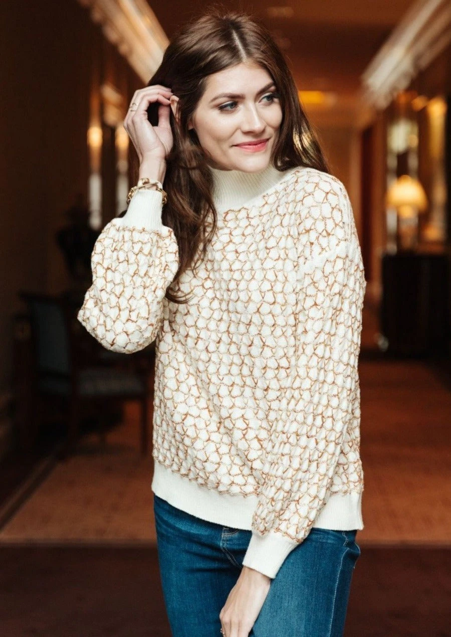 Ave Shops Women's Shell Cottage Sweater - Cozy Cardigan for All Seasons 3 Ave Shops Clothing Shell Cottage Sweater