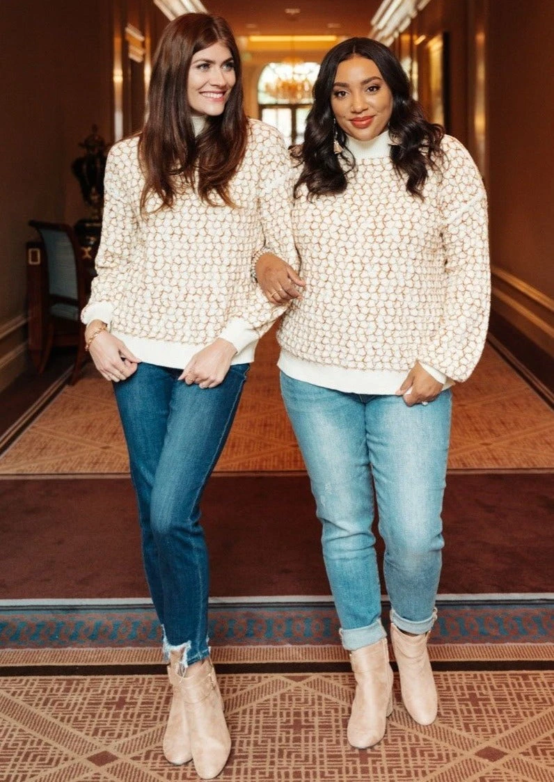 Ave Shops Women's Shell Cottage Sweater - Cozy Cardigan for All Seasons 4 Ave Shops Clothing Shell Cottage Sweater