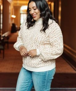 Ave Shops Women's Shell Cottage Sweater - Cozy Cardigan for All Seasons 19 Ave Shops Clothing Shell Cottage Sweater