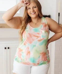 Ave Shops Sherbet Splotches Tank