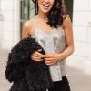 Ave Shops Shine Bright Tank In Silver