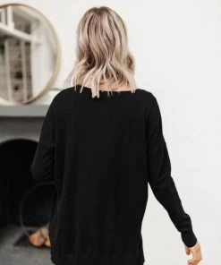 Ave Shops Show Off Sweater In Black Clothing