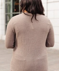 Ave Shops Side Of Art Top In Taupe