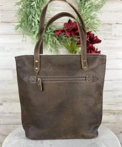 Sixtease Silver Splattered Cowhide Tote Handbag Handbags & Wallets