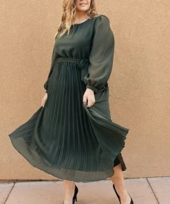 Ave Shops Dresses, Rompers, Jumpsuits Simple And Pleated Dress In Eden