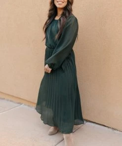 Ave Shops Dresses, Rompers, Jumpsuits Simple And Pleated Dress In Eden