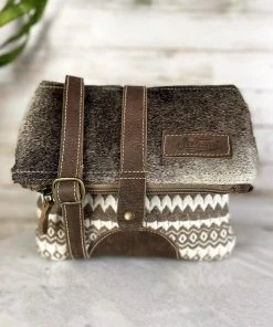 Sixtease Small Boho Cowhide Crossbody
