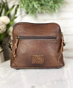 American Darling Handbags & Wallets Small Butterfly Tooled Leather Handbag