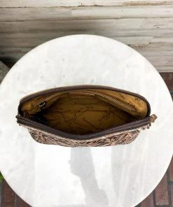 American Darling Handbags & Wallets Small Butterfly Tooled Leather Handbag