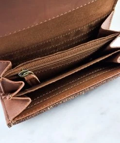 Myra Handbags & Wallets Small Cross Tooled Wallet