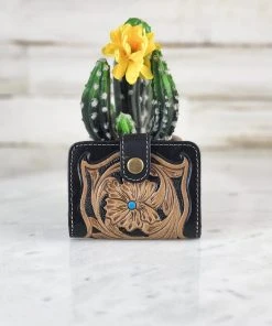 Myra Small Floral Tooled Wallet Handbags & Wallets
