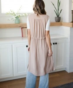 Ave Shops Small Talk Sleeveless Cardigan - Lightweight & Stylish Top for Women 31 Ave Shops Small Talk Sleeveless Cardigan Clothing