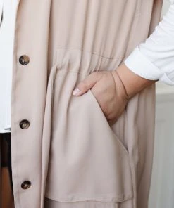 Ave Shops Small Talk Sleeveless Cardigan - Lightweight & Stylish Top for Women 32 Ave Shops Small Talk Sleeveless Cardigan Clothing