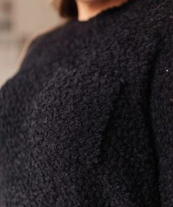 Ave Shops Snuggle Up Sweater In Black Clothing