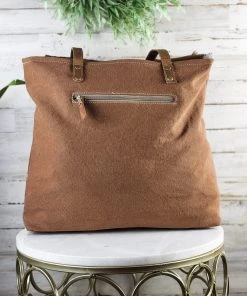 Myra Soakin' Up Sunflowers Tote Cowhide Handbag