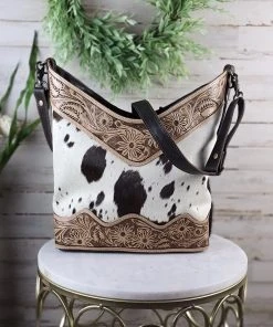 Myra Handbags & Wallets Sophisticated Sleek Cowhide Handbag