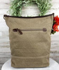 Myra Handbags & Wallets Southwest Technicolor & Cowhide Crossbody Handbag