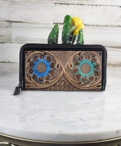 Myra Speak Floral To Me Tooled Wallet