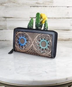 Myra Speak Floral To Me Tooled Wallet