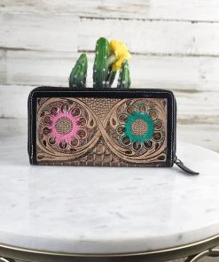 Myra Speak Floral To Me Tooled Wallet