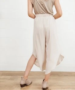 Ave Shops Spring Dream Pants In Sand Bottoms & Jeans