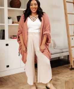 Ave Shops Spring Dream Pants In Sand Bottoms & Jeans