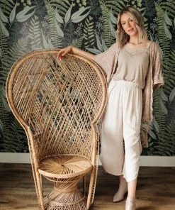 Ave Shops Spring Dream Pants In Sand Bottoms & Jeans